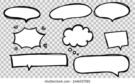 Illustration of spaces for text input.