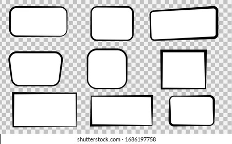 Illustration of spaces for text input.