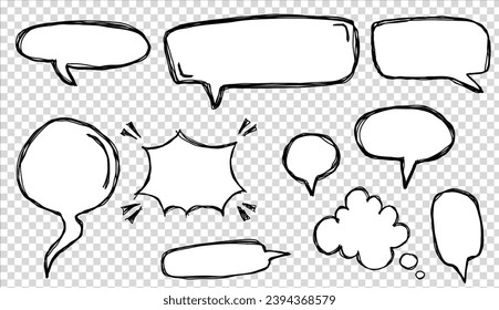 Illustration von Leerzeichen für die Texteingabe.
