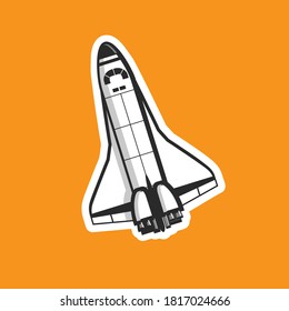illustration of a spaceship. spaceship icon