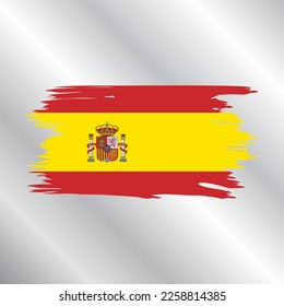 Illustration of Spain flag Template