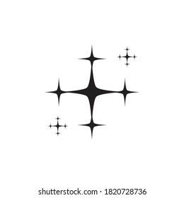Illustration sparkle sparkle of light that can be used for elements additional to the design of your