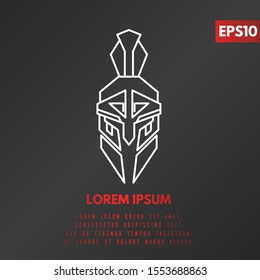 illustration of spartan modern logo