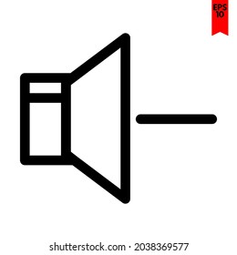 illustration of speaker design icon