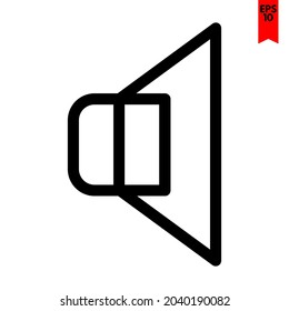 ilustración del icono de diseño del altavoz