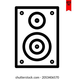 illustration of speaker design icon