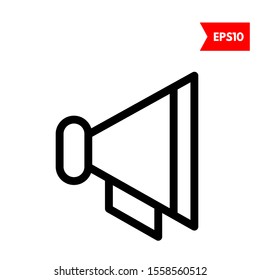 illustration of speaker flat icon
