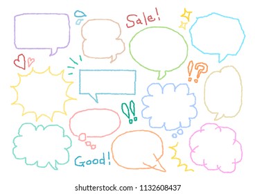 Illustration of speech balloon
