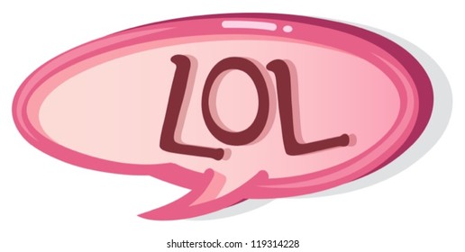 Illustration einer Sprachblase und einer Callout auf weißem Hintergrund