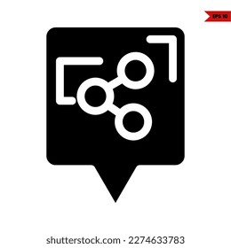 illustration of speech bubble glyph