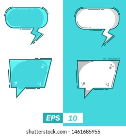 illustration of speech bubble icons