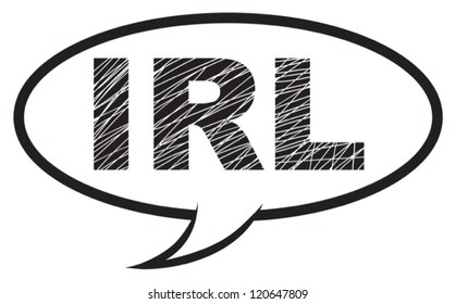 illustration of a speech bubble on a white background