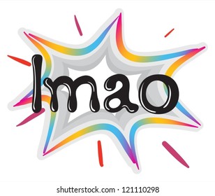 illustration of a speech and a callout on a white background