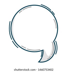 illustration of speech cloud icon