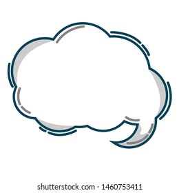 illustration of speech cloud icon