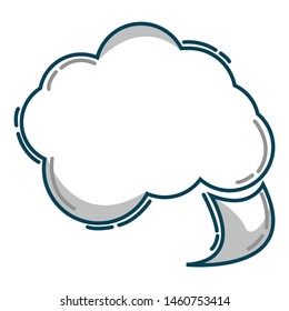 illustration of speech cloud icon