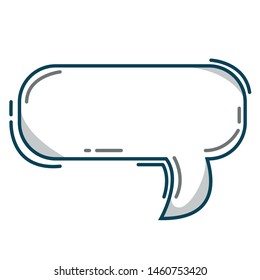 illustration of speech cloud icon
