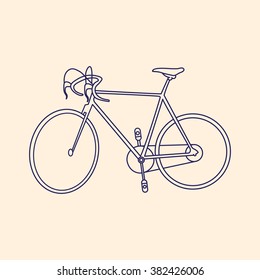 illustration speed bike