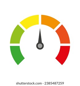 illustration of speed indicator vector
