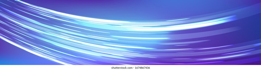 
Illustration of a speedy blue background