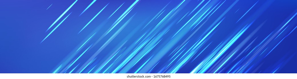 
Illustration of a speedy blue background