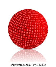 Illustration of Spherical binary code