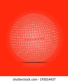 Illustration of Spherical security password