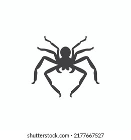 illustration of spider, insect, vector art.