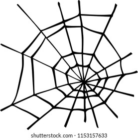 Illustration of spider web