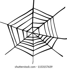 Illustration of spider web