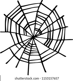 Illustration of spider web