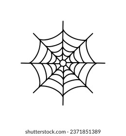 illustration of a spider web for halloween
