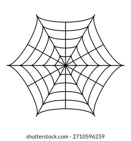 ilustração de um quadro de halloween de teia de aranha, eps vetor de teia de aranha