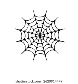 ilustração do vetor clipart da teia de aranha