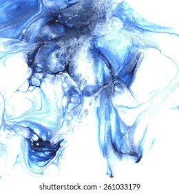 illustration spilled paint