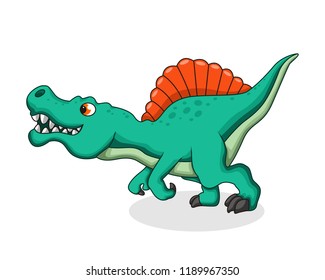 illustration of Spinosaurus animals