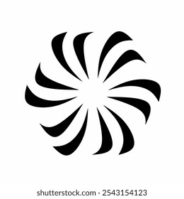 Darstellung von kreisförmigen Spiralelementen