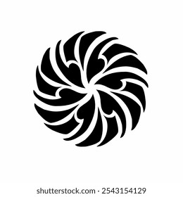 illustration of spiral elements forming a circle