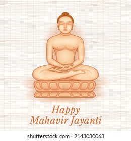 Illustration Of Spiritual Festival Background Of Mahavir Janma Kalyanak Jayanti, Religious Festivals In Jainism