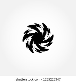 Illustration of splashes with one color, this logo is great for more business