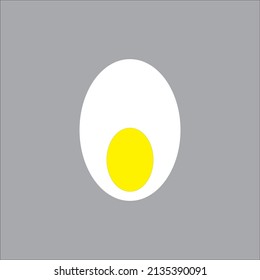 Illustration Of Split Chicken Egg 