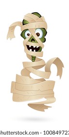 Illustration of Spooky Mummy