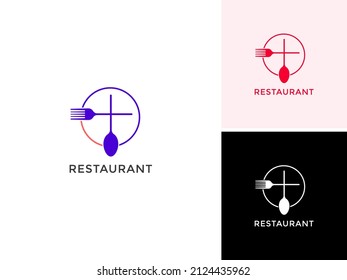 ILLUSTRATION SPOON AND SPORK, RESTAURANT LOGO DESIGN VECTOR FOR YOUR BUSINESS