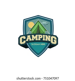 Illustration for sport camping, climbing, emblem climbing, hobby illustration. Vintage mountain camping vector logo and labels set. 