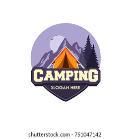 Illustration for sport camping, climbing, emblem climbing, hobby illustration. Vintage mountain camping vector logo and labels set. 