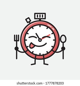 An illustration of Sport Timer Vector Character