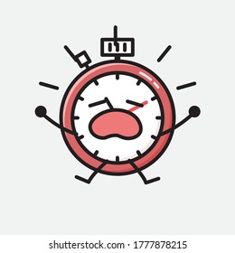 An illustration of Sport Timer Vector Character