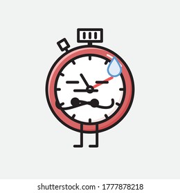 An illustration of Sport Timer Vector Character