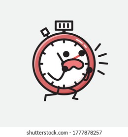 An illustration of Sport Timer Vector Character