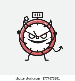An illustration of Sport Timer Vector Character
